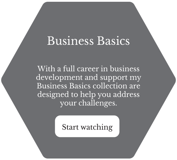 With a full career in business development and support my Business Basics collection are designed to help you address your challenges.